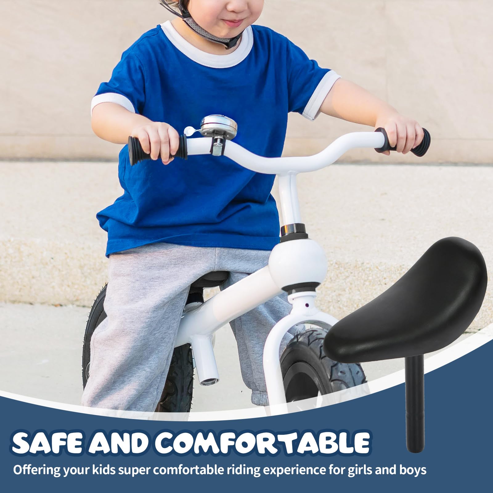 rockible Sella per Bici per Bambini Sella per Bici Sella per Bicicletta Parti di Ricambio per Bici da Bambino da 12 14 Pollici
