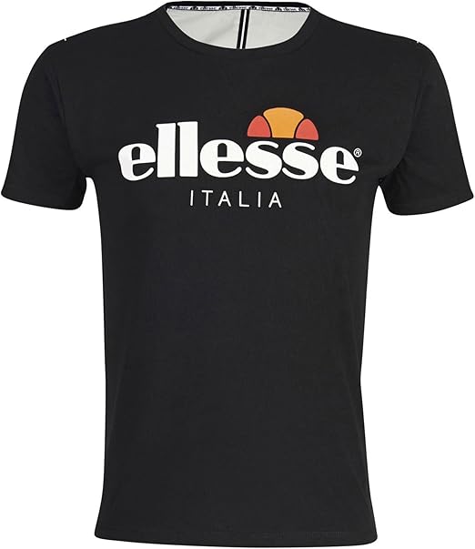 ellesse Men's TShirt Black Black Amazon.co.uk Clothing