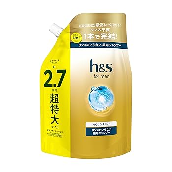 シャンプー S8man Amazon.co.jp: h&s for men リンスインシャンプー 800g [2.7 個
