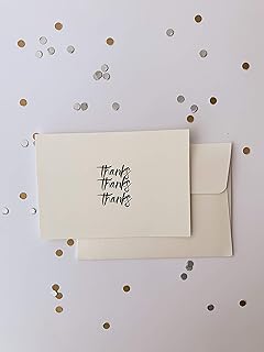 "thanks thanks thanks" Notecards | Set of 6