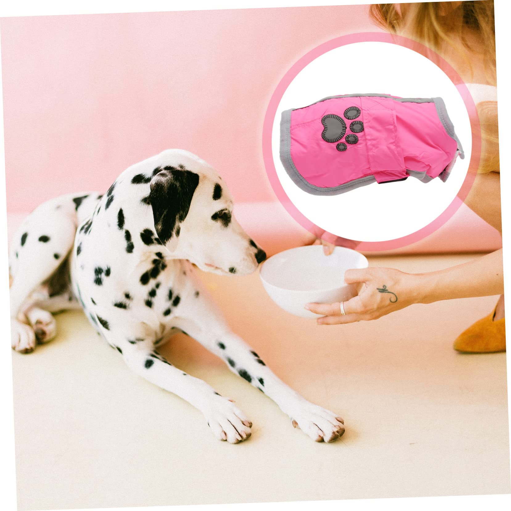 Housoutil 2 Stücke Reflektierende Wärme Hund Mantel Loft Reversible Fleece Weste Für/mittelgroße/große Hunde Größe L Gemütliche
