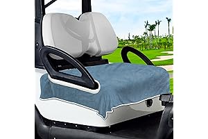 Grey Blue Golf Seat Cover 2-Seat, 51''x 31''