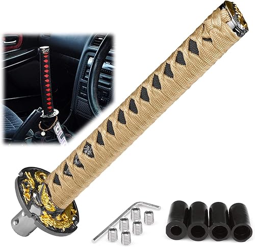 Vista 21 de EZAUTOWRAP Espada Samurai 5.9 pulgadas., 15cm, Rojo blanco Blanco rojo