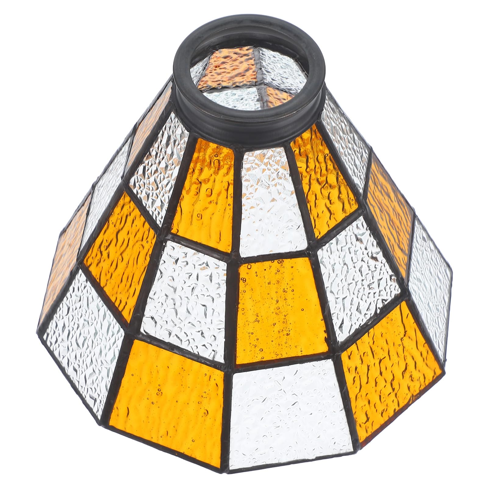 Paralume di Vetro per Lampada a Sospensione, Ricambio Moderno in Vetro Trasparente, Adatto per Lampade da Comodino e Luci Appese, Design Unico e Facile da Usare
