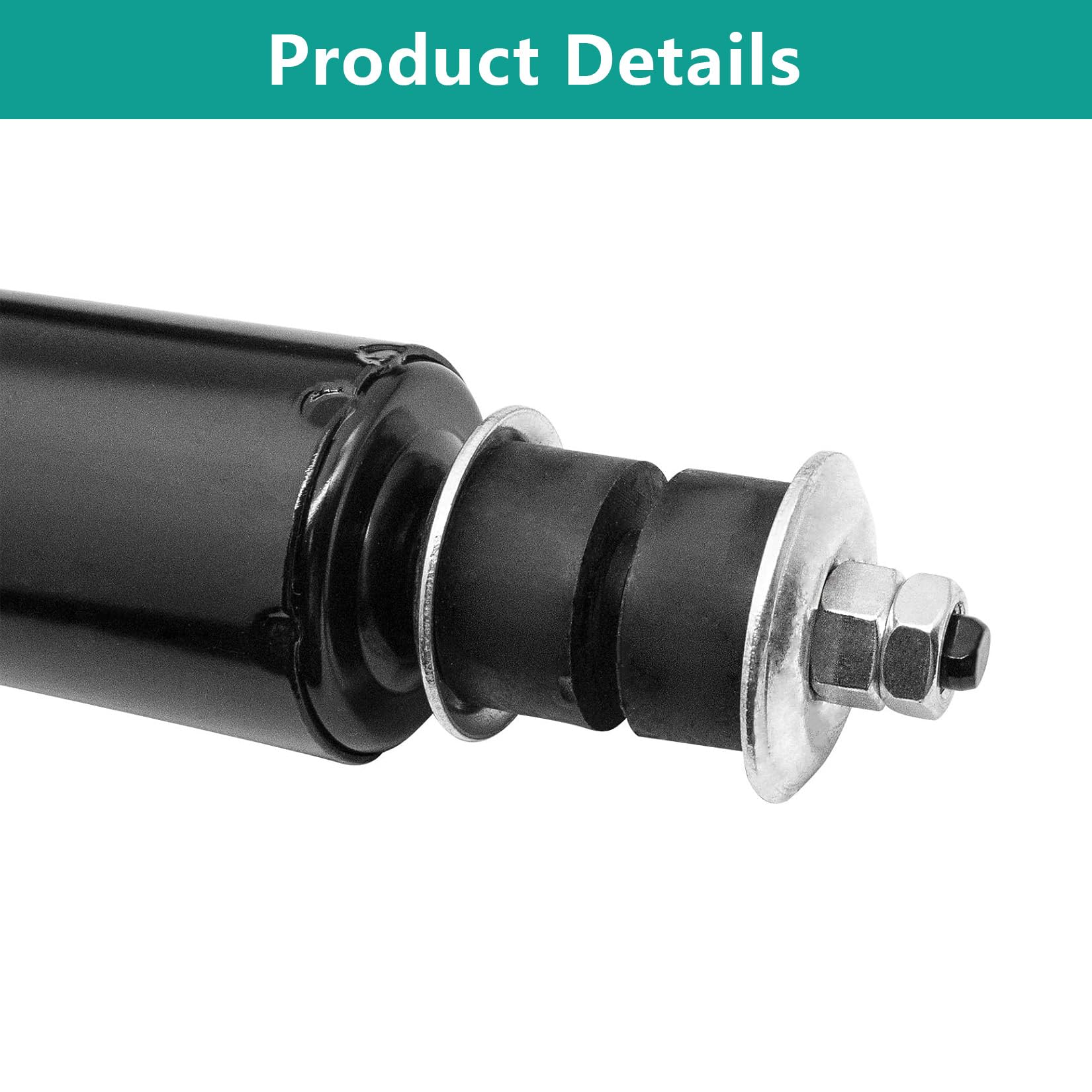 Drive-up Golf Cart Front or Rear Shock Absorber Fits EZGO TXT 1994-2001 and EZGO RXV 2013.4-up 76418G01 70324-G01 (2 Pack)