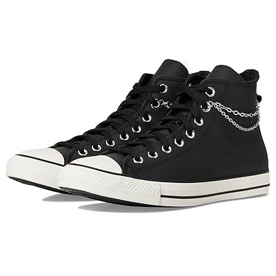 Converse Chuck Taylor All Star Chains Shoes Black/Silver/Egret