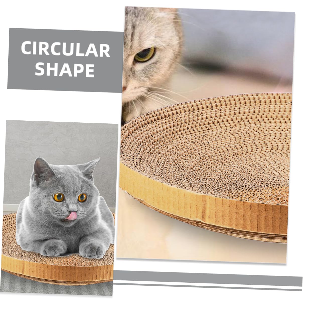 Toddmomy 3piezas Núcleos De Repuesto para Rascador De Gatos De Cartón Corrugado Reciclado Almohadillas Rascadoras Resistentes Al Desgaste para Habitación Reemplazo De Tablero Rascador para