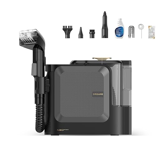 DREAME N20 Steam Carpet Cleaner Machine with Steam & Hot Water Wash | Portable Upholstery Cleaner with Self Cleaning, 17Kpa Suction, Perfect for Pet, Car, Auto, Carpet, Rug, Auto-Mix Solution