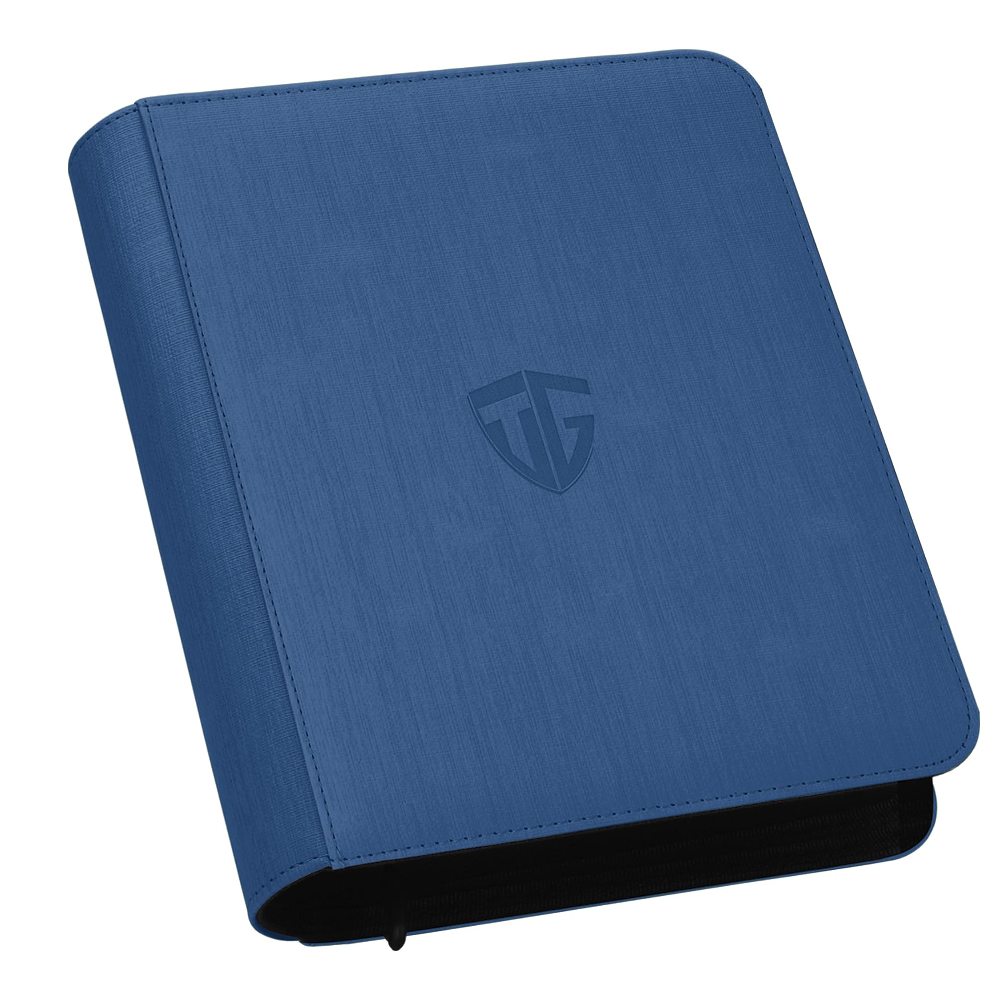 Classeur top loader TCGUARD pour 112 cartes à collectionner rigides bleu