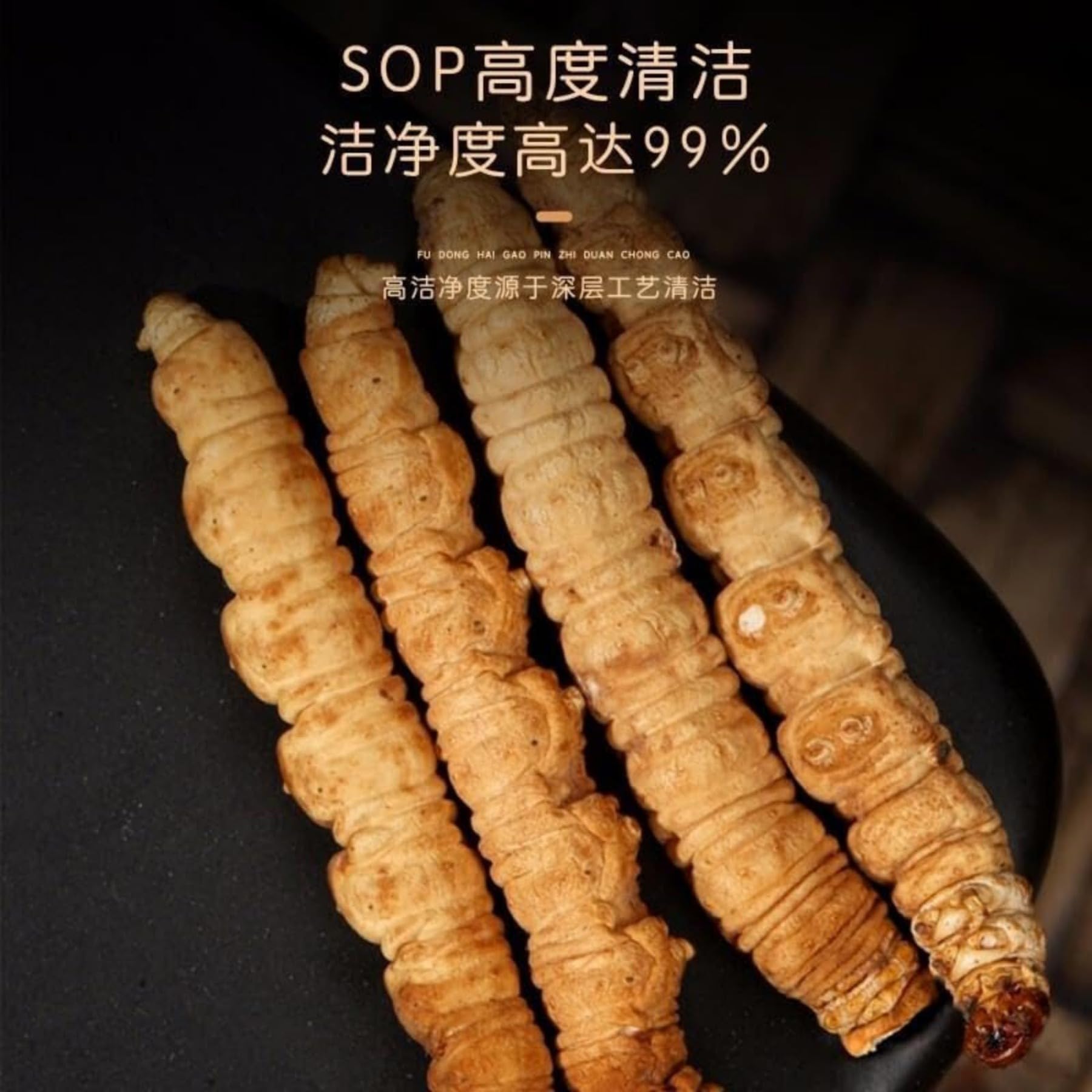 Premium Chińska Herbata Ziołowa Zdrowa Herbata Suszony Tien Cordyceps 1g / Pudełko Naturalny Surowy Cordyceps Sinensis Militaris Grzyb