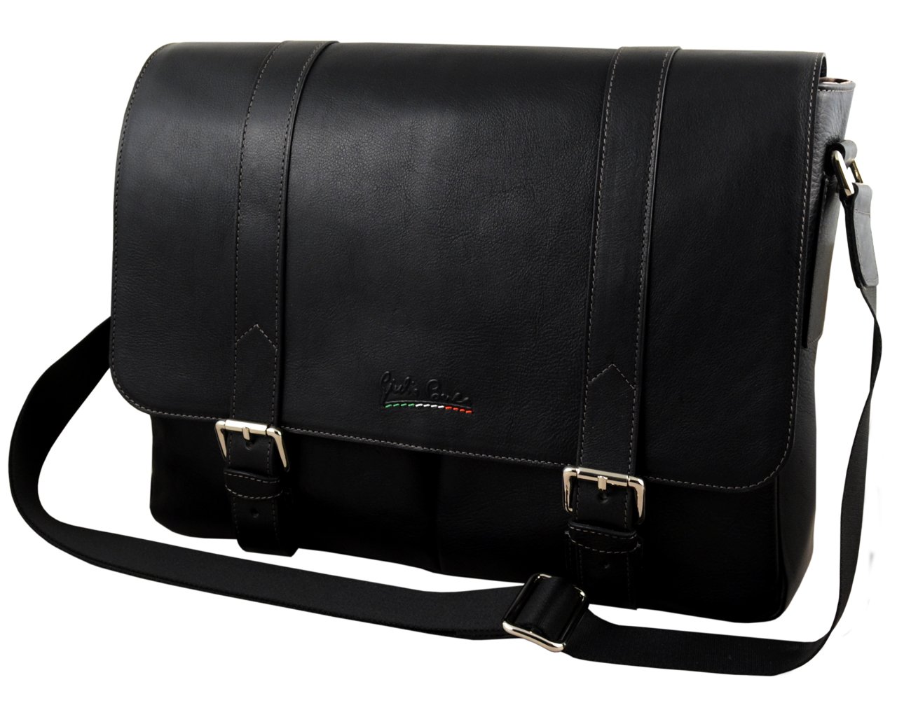 Giulio Barca Men's Shoulder Bag black black
