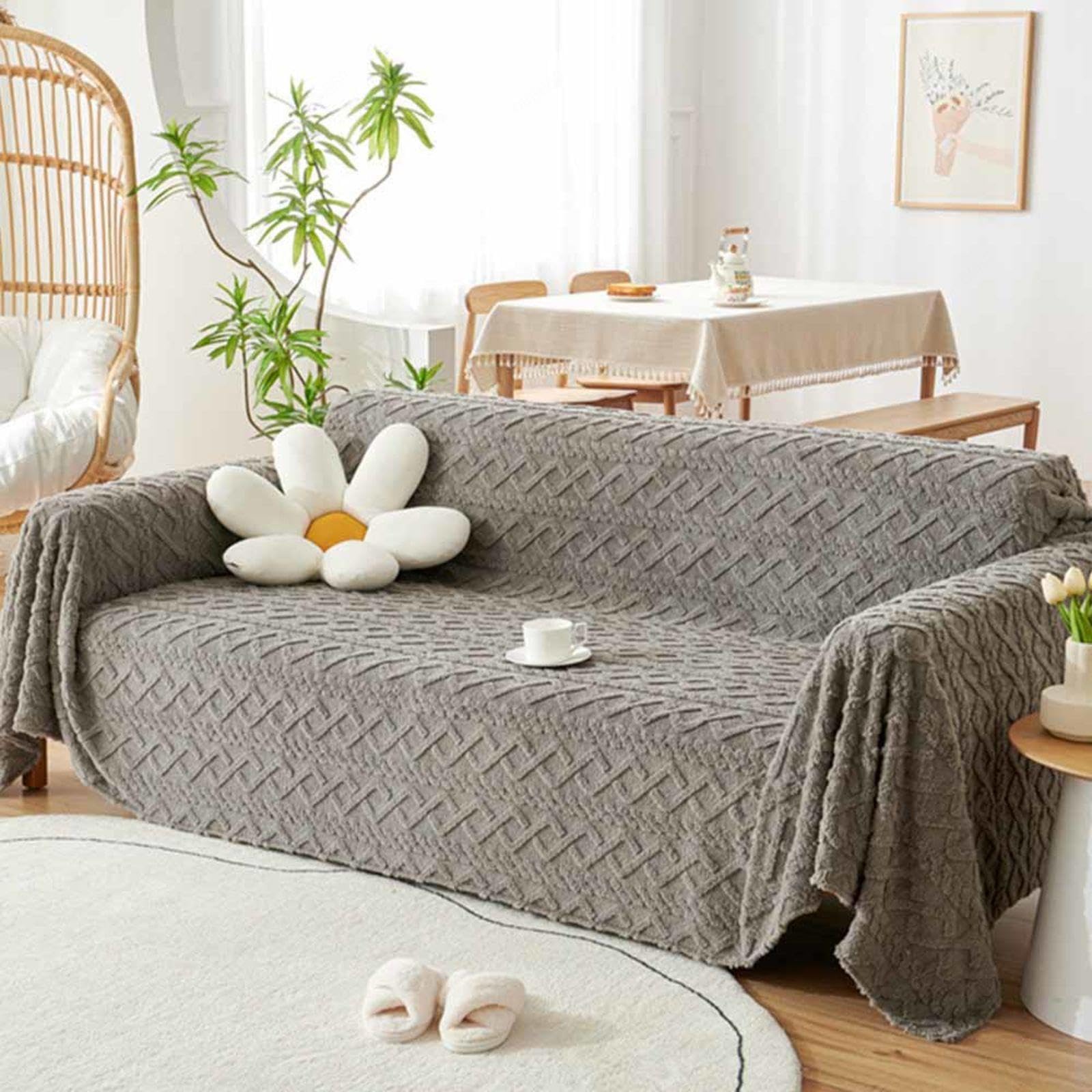 Large Sofa Throws Extra Large Throws for Sofas 4 Seater Sofa Throws Settee Throws H180x130cm