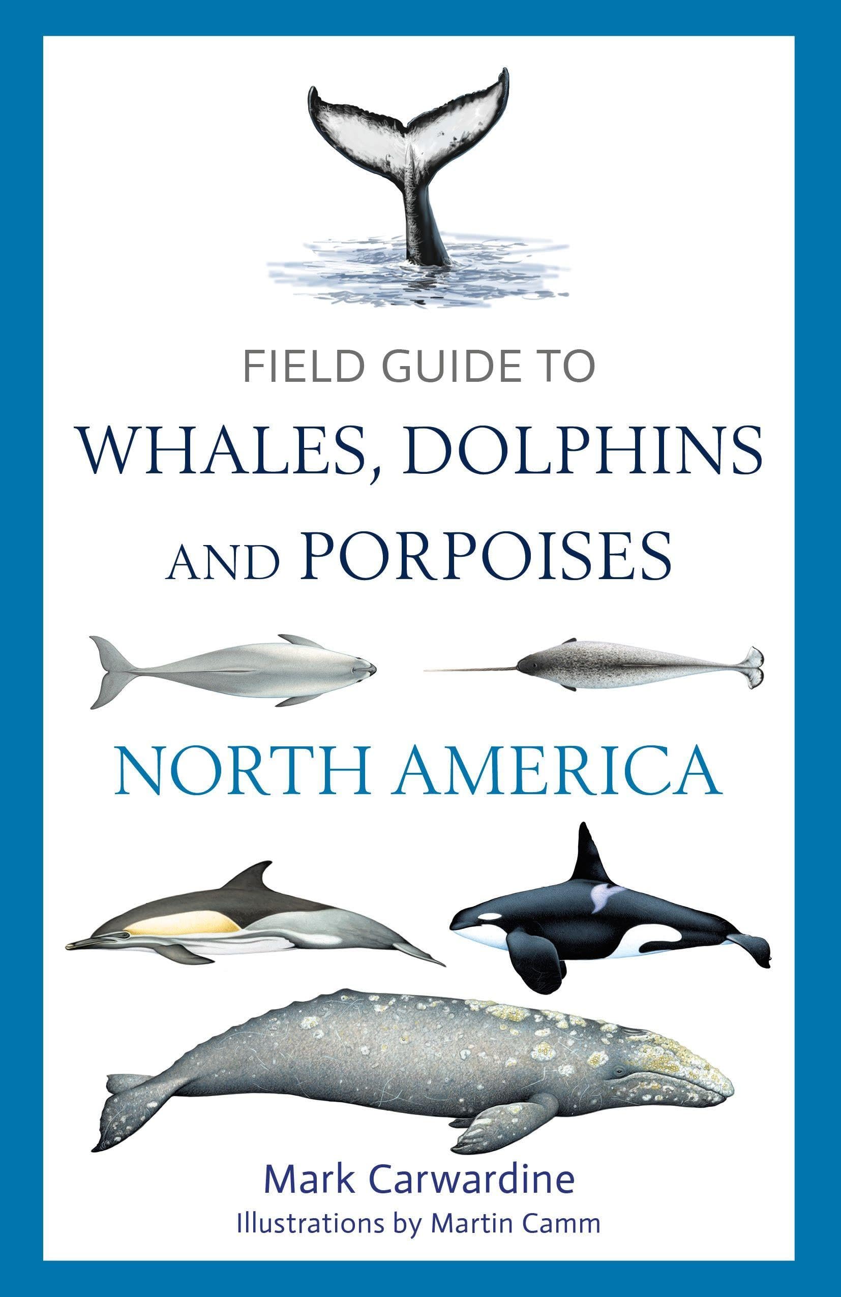 Field Guide to Whales Dolphins and Porpoises of by Mark Carwardine PAPERBACK