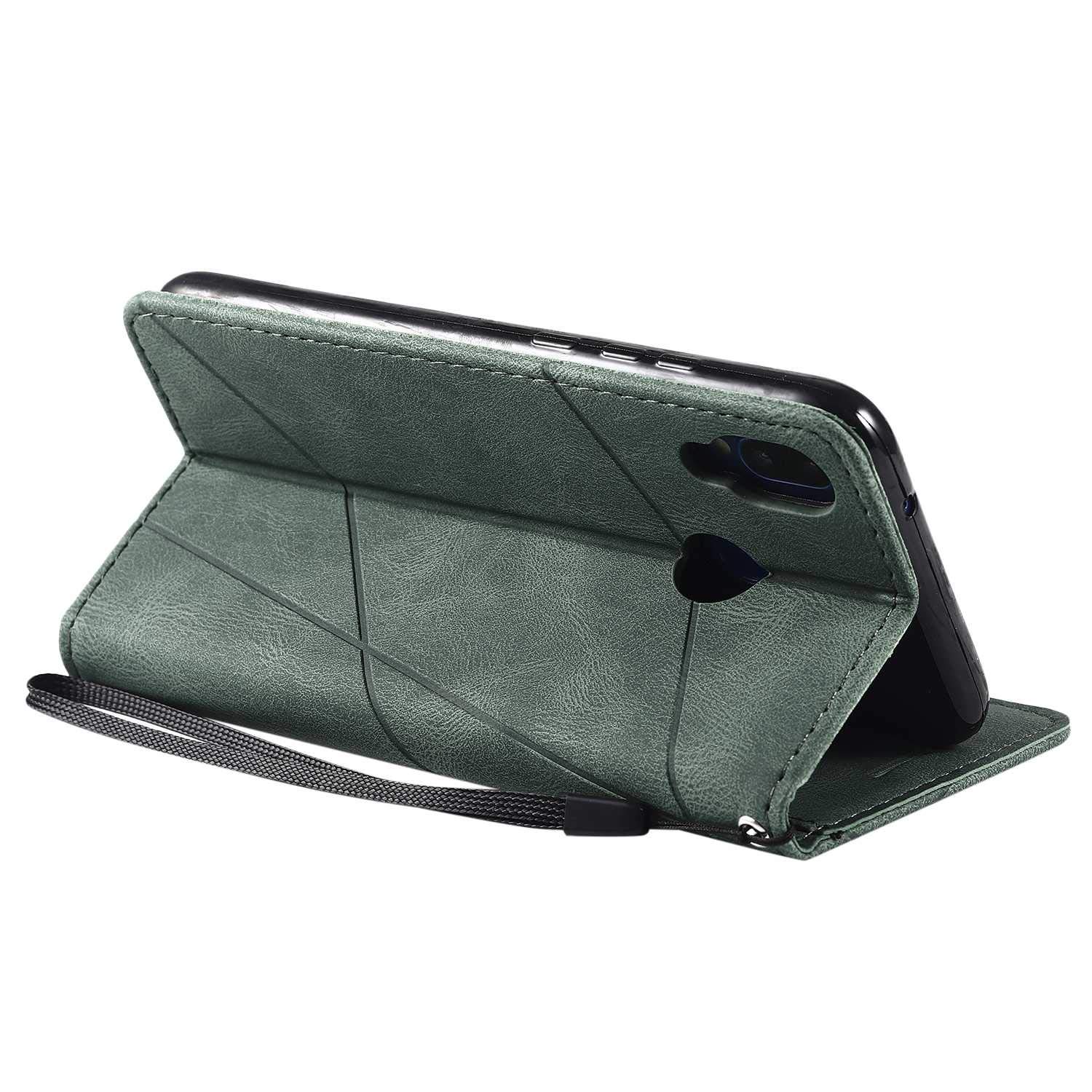 Cover per Huawei P20 Lite Case PU Pelle Custodia [Kickstand] [Chiusura magnetica] [Slot per Schede], Portafoglio Flip Custodia per Huawei P20 Lite,Aurora