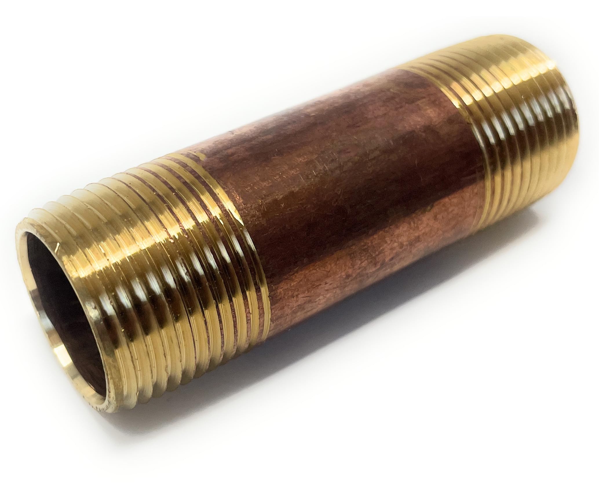 Metal Magery Brass Long Nipple 3/4" X 3/4", 3" Length, Male NPT Pipe Fitting (1)