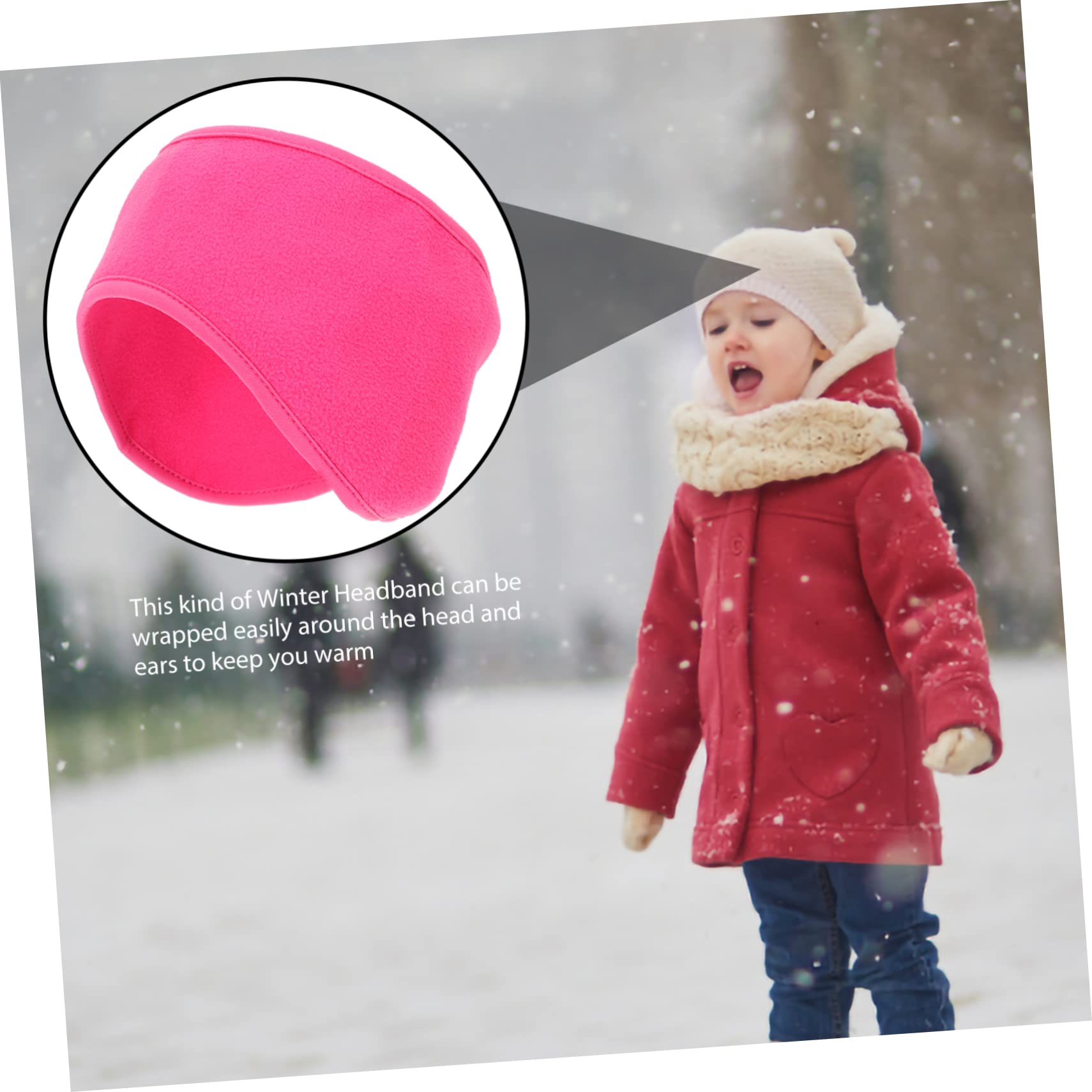 SOIMISS 12piezas Banda para Cabeza Exterior Protección De Oídos Windproof Cálida y Cómoda para Ciclismo y Running para Climas Fríos