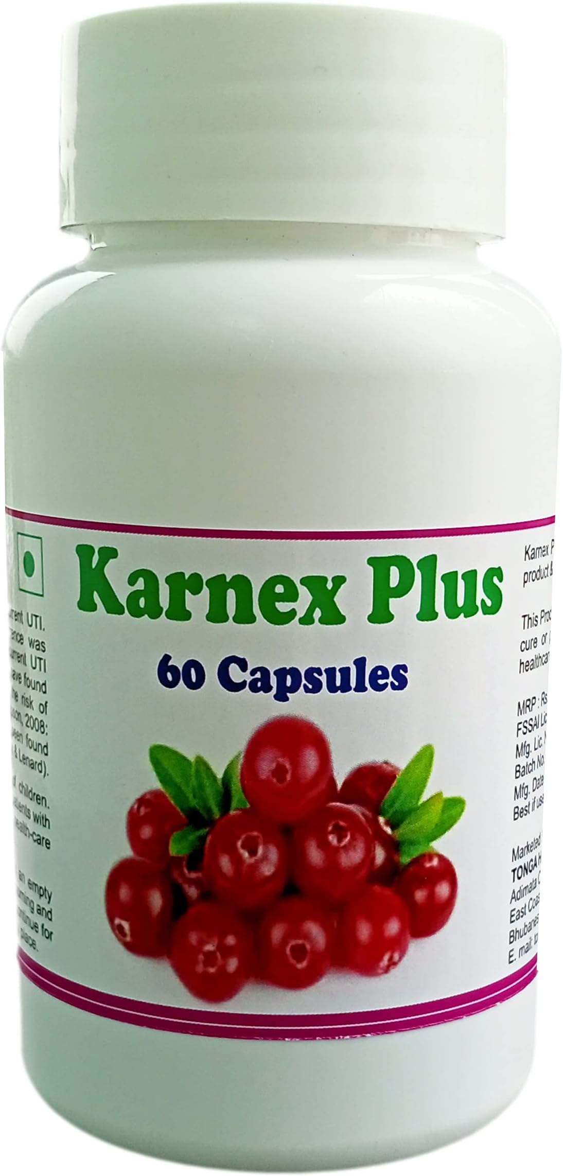 KARNEX PLUS CAPSULES - 60 CAPSULES (GET 1 BOTTLE KARNEX PLUS 50ML DROPS FREE)