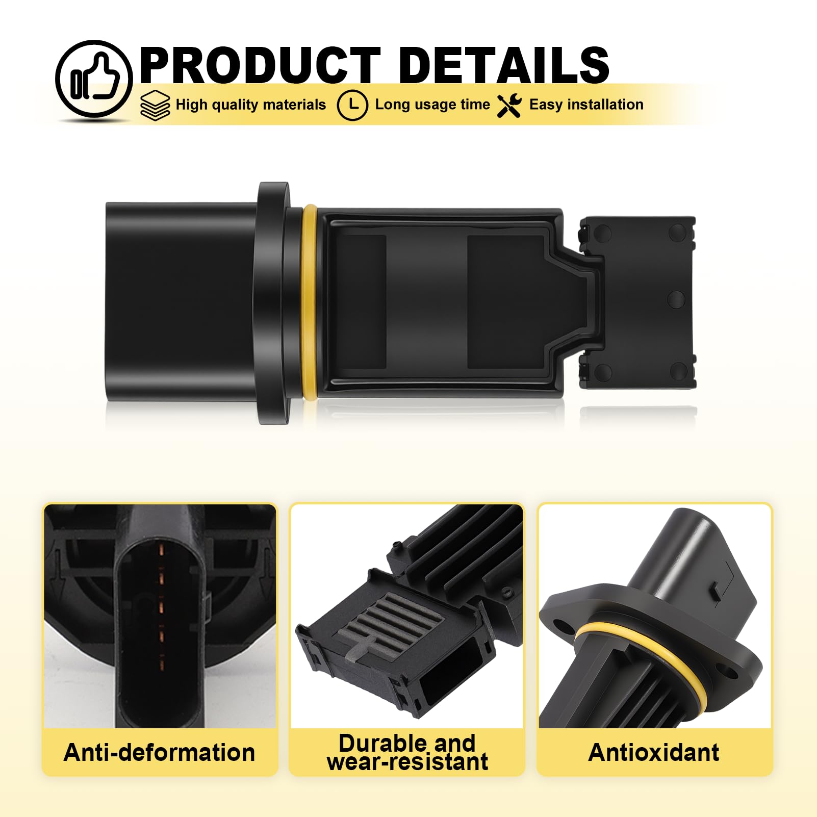 Débitmètre D'air Pour Passat B6 Golf 4 Polo 9N 722684080, Touareg Caddy Jetta T4 T5 Galaxy Alhambra Cordoba Leon Octavia Superb Capteur 028906461X Capteur Débit Masse D’air