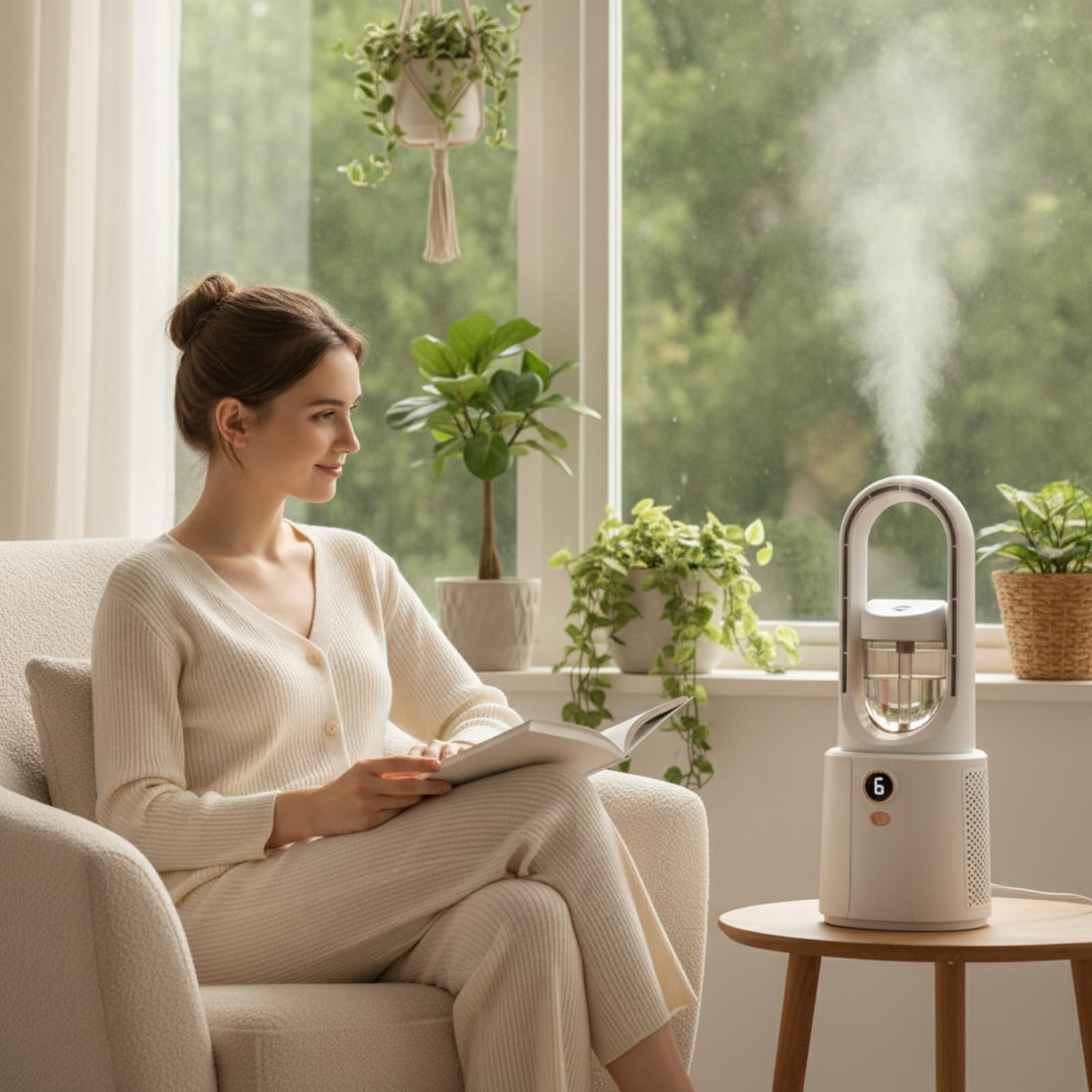 Gralara Ventilador de Escritorio sin Usb, color to 1, style to 1