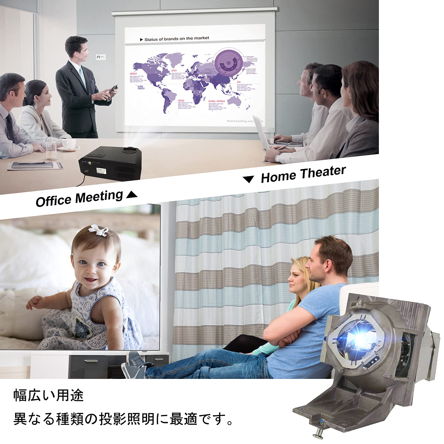 BenQ HT2550用ランプ　プロジェクター 楽天市場】【BenQ公式店】BenQ ベンキュー プロジェクター