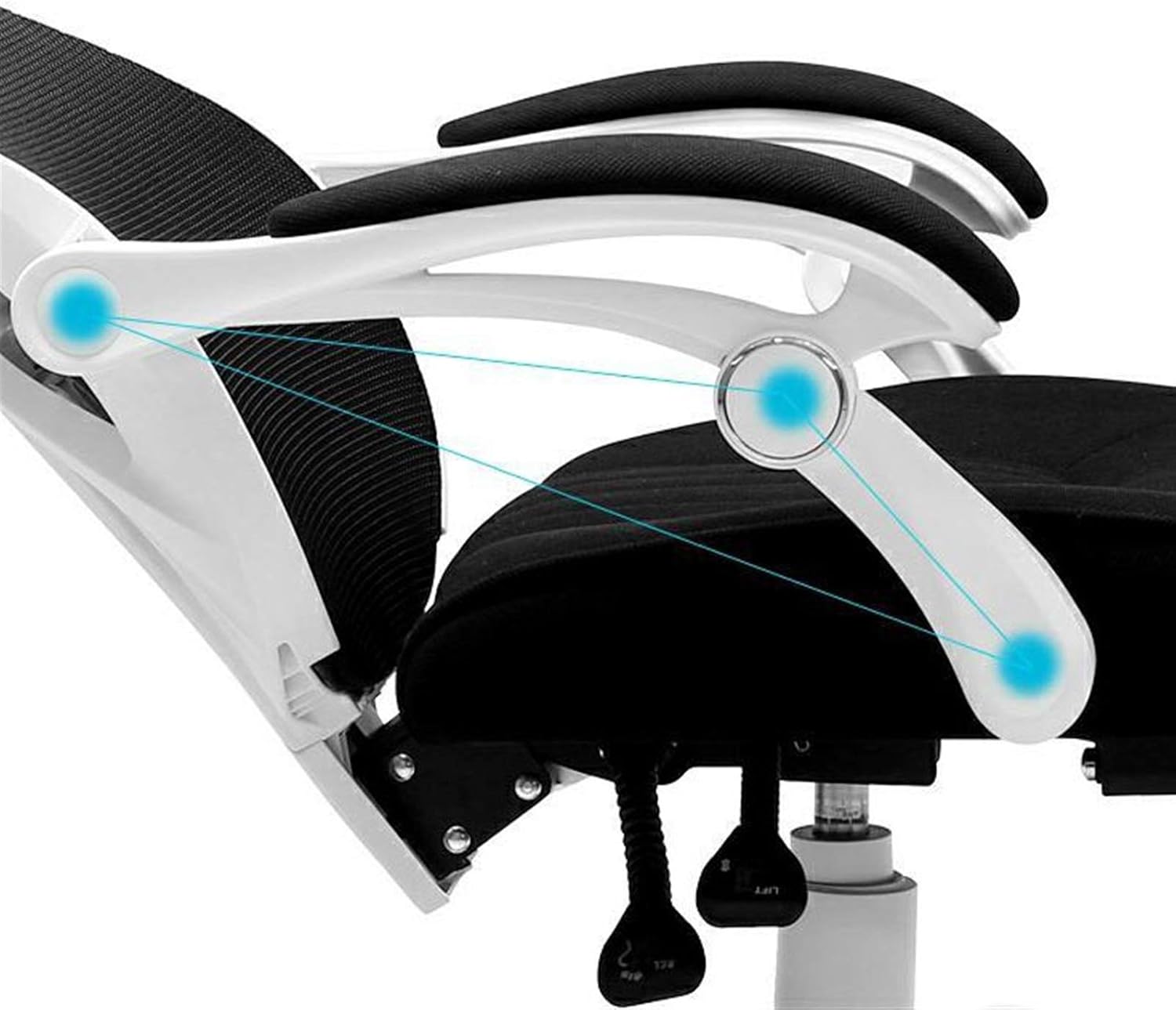 Ergonomic Office Chair Mesh Computer Chair Rotatable Adjustable Simple and Comfortable