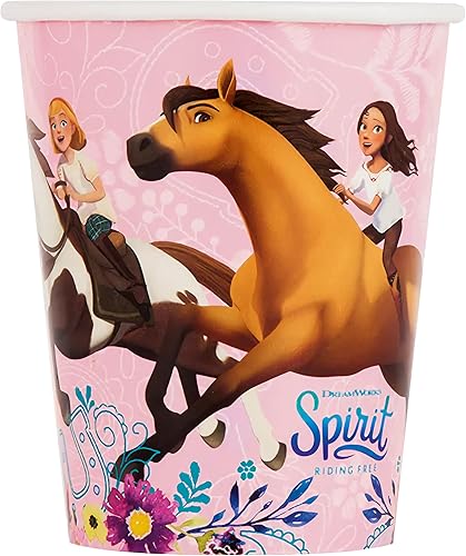 Miniatura 2 de Unique Vasos de papel desechables - 9 onzas, Spirit Riding Free, 8 Pcs