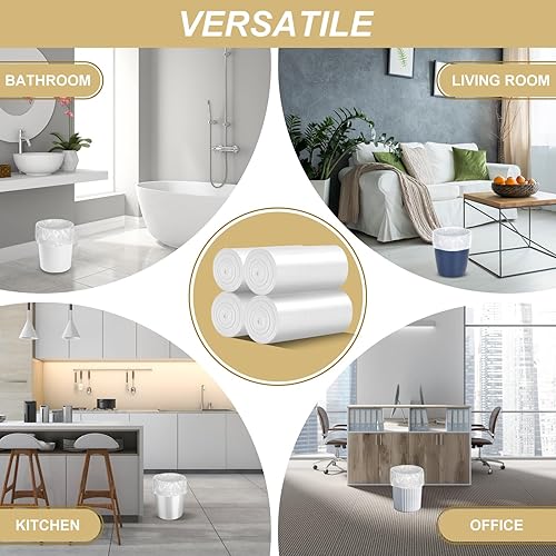 Miniatura 7 de Magesh - Bolsas de basura pequeñas de 2.6 galones, bolsa de basura pequeña de 2.6 galones, fuerte, sin fugas, bolsas de basura pequeñas de 2.6