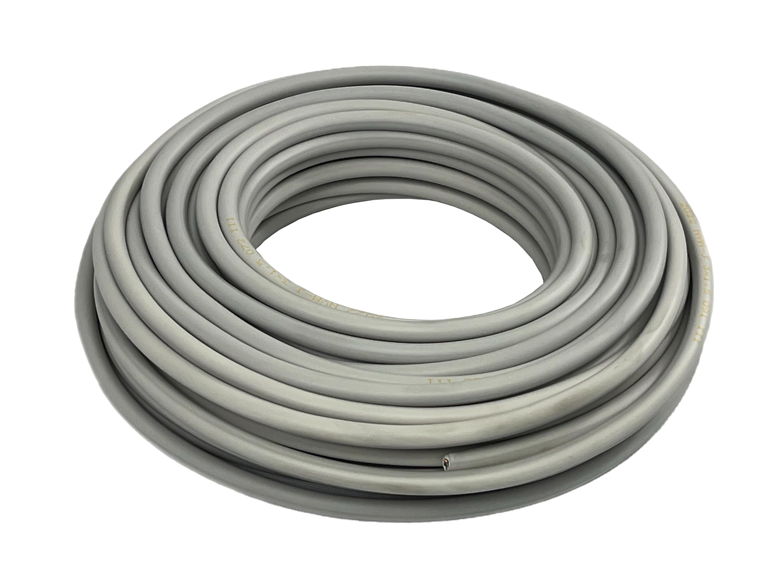 50m Mantelleitung Stromkabel NYM-J 3 x 1,5 Grau Elektrokabel Kabel