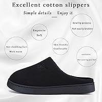 Vista 4 de Pantuflas de espuma viscoelástica para mujer y hombre.