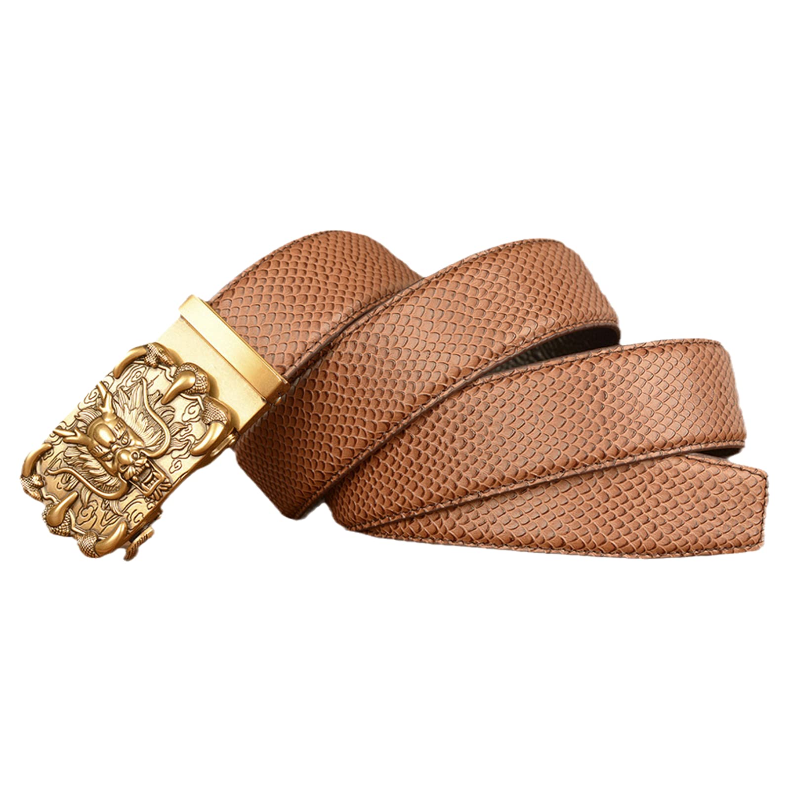 Leather Adjustable Western Snake Buckle Belt Ladies Western Snakeskin Belt, Snake Print Belt - Etsy main image 3