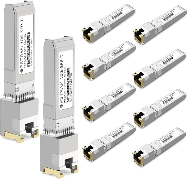 10G SFP+ RJ45 10GBase-T SFP+ a RJ45 Cobre 98.4 ft Cat6a/7 Mini-GBIC Módulo transceptor paquete de 10 unidades para Cisco SFP-10G-T-S Finisar Netgear TP-Link D-Link QNAP Supermicro 🥇✔️ ® A Pedido 🏆™