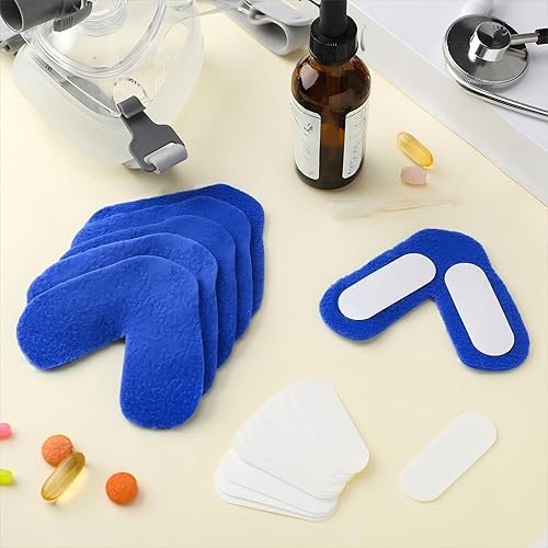 Miniatura 7 de Jutom Paquete de 24 almohadillas nasales para máscara para evitar fugas de aire, almohadillas nasales para suministros, protectores nasales cómodos