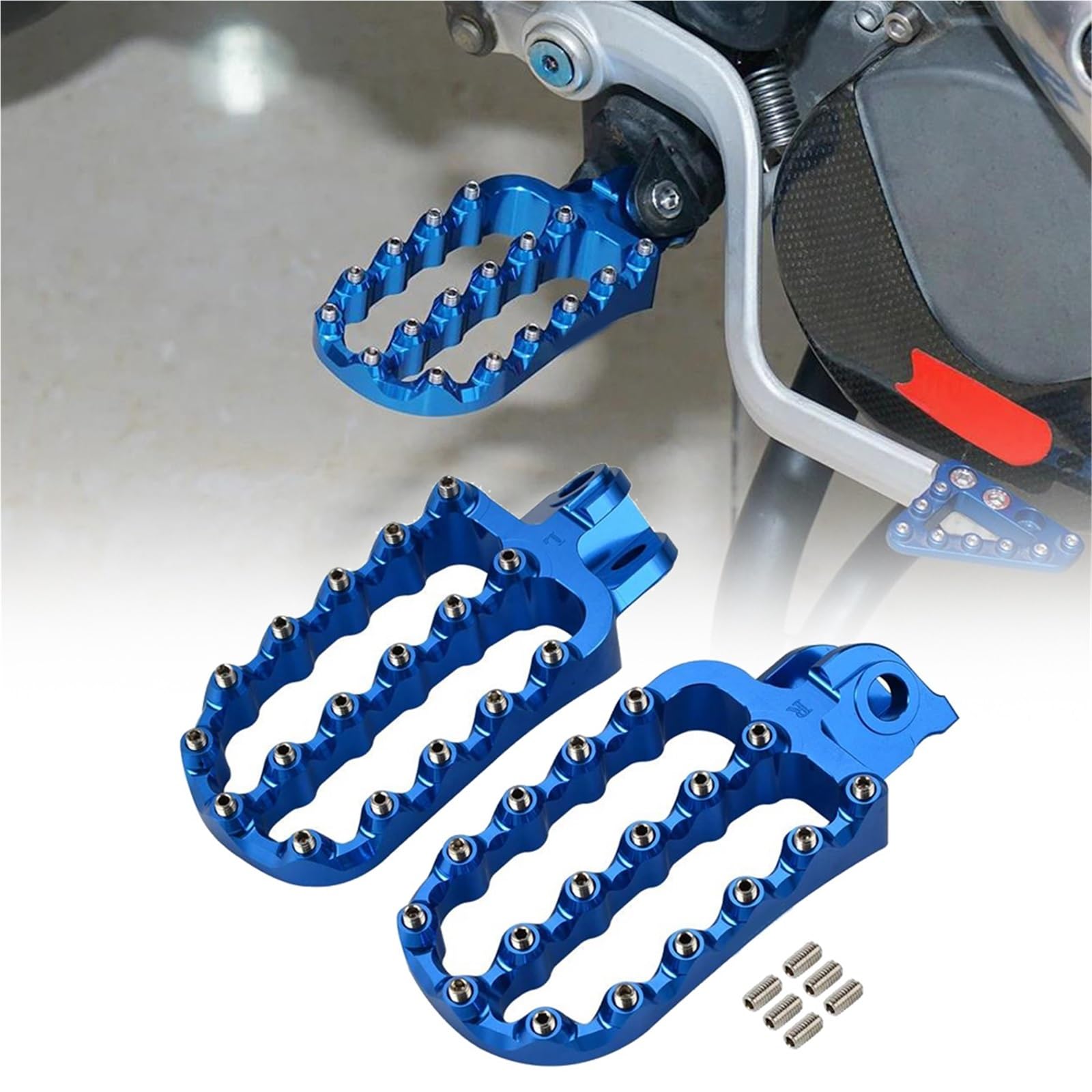 Repose-Pieds GASGAS ES 700 2022-2023 : Kit de Pédales Moto 4,21" x 2,44"