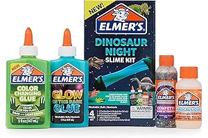 Elmer's Color Rush Slime Kit: Unleash Your Creative Spark with Vibrant, Glowing Slime!