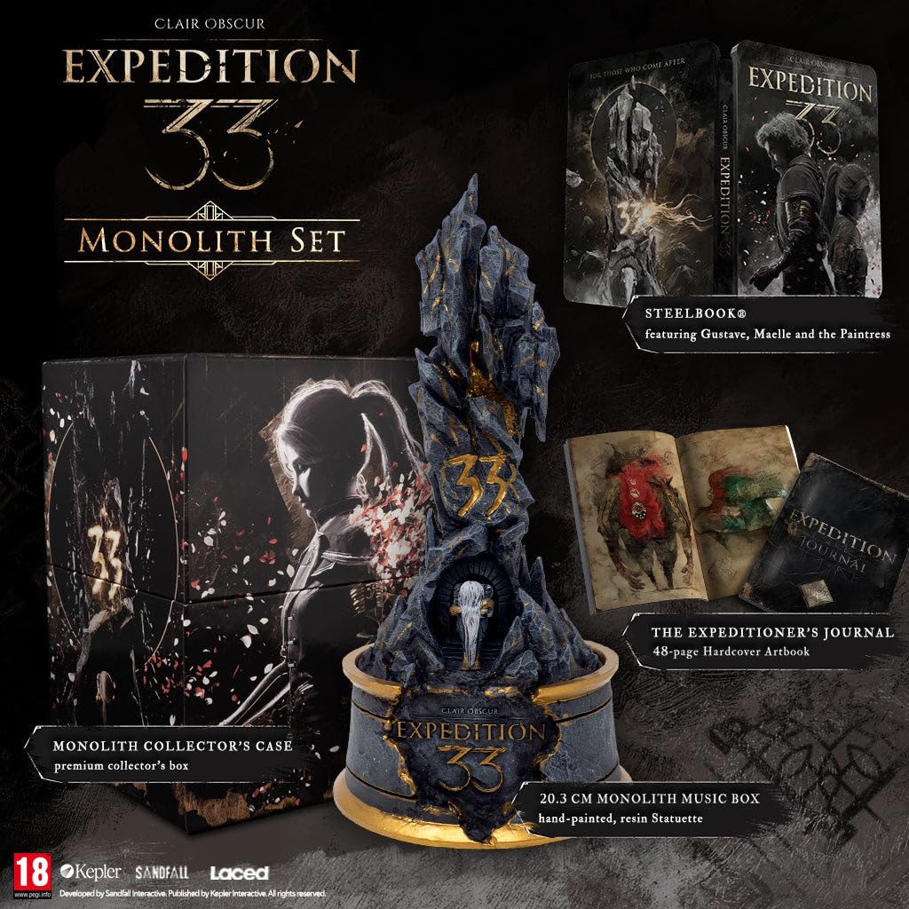 m*様 Expedition 33 コレクターズエディション 特典フィギュア Amazon.com: Clair Obscur: Expedition 33 Monolith Set Collector's