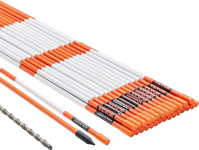 30 Marcadores Naranja de Fibra de Vidrio 48 pulgadas miniatura 9