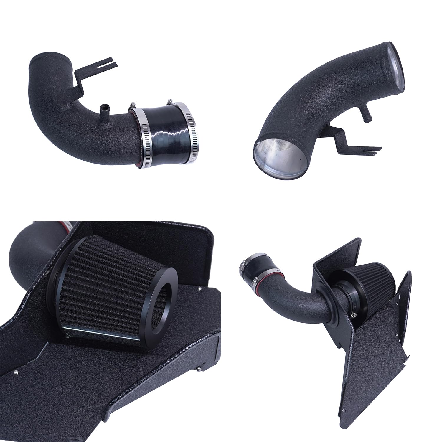 Przewód dolotowy Pasuje do VW Golf MK6 EA888 Passat Jetta Eos Seat Leon Altea Skoda pasuje Audi A3 silnik samochodowy zestaw dolotowy zimnego powietrza Rura dolotowa(MK6 Air Intake Kit)