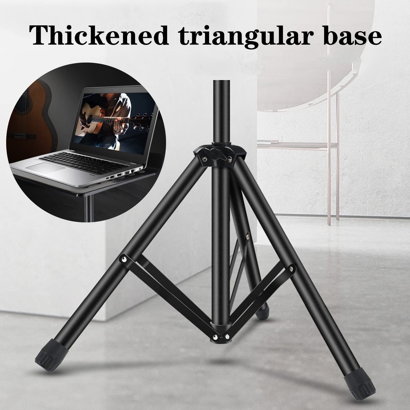 HJXGQJM Atril for Partitura Plegable Portátil Musica Metalico Soporte De Ajustables, Atril Portátil De Metal, Se Puede Utilizar for Violín De Tambor De Guitarra De Rendimiento Al Aire Libre