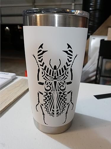 Miniatura 22 de Frisco Craft Vinilo permanente – Rollo adhesivo negro mate, impermeable y resistente a la intemperie, parte trasera de silicona, compatible