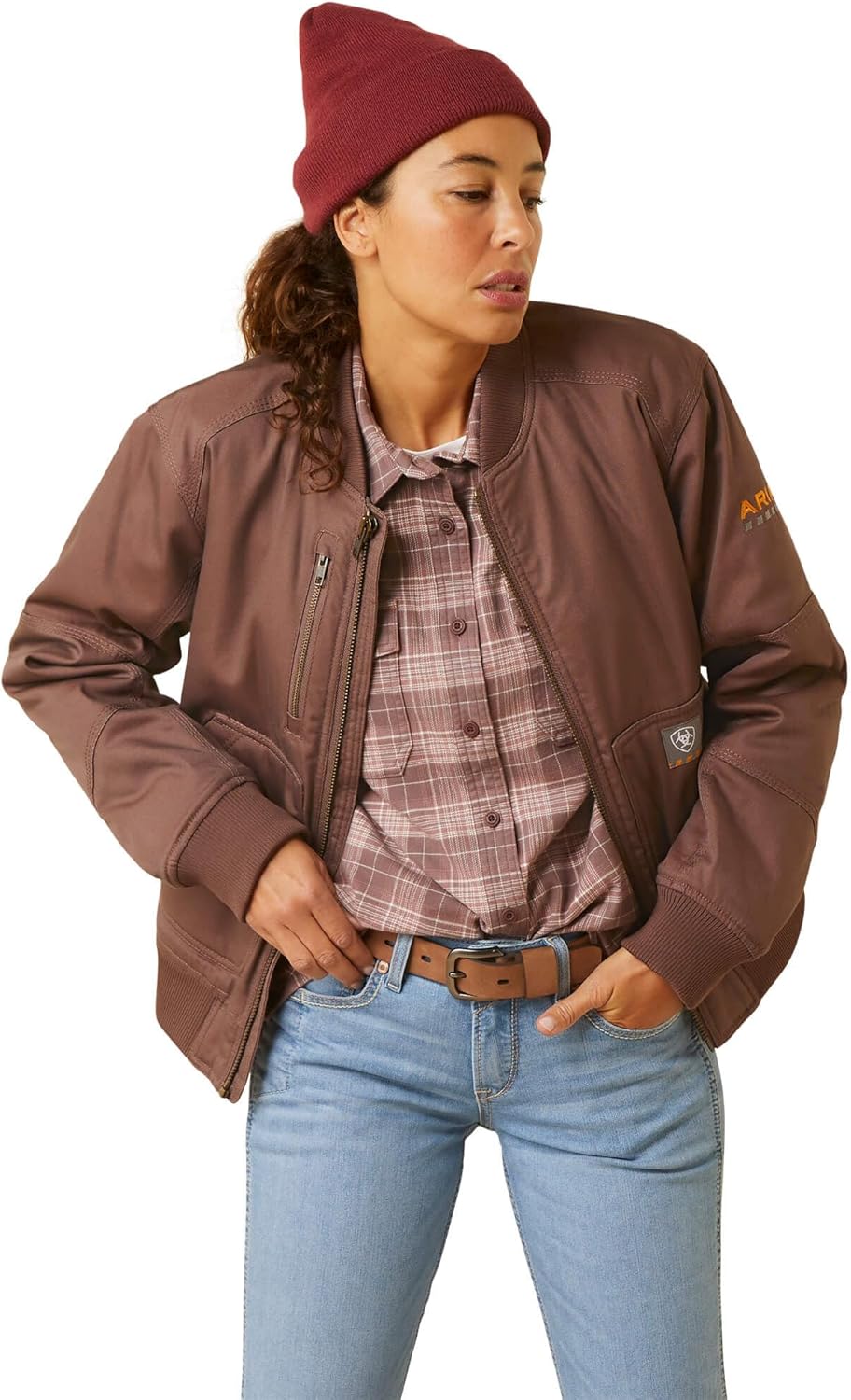 Ariat Womens Rebar Duracanvas Bomber Jacket