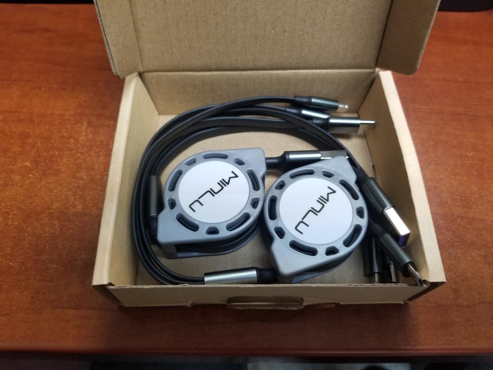 Multi charging cable in the box