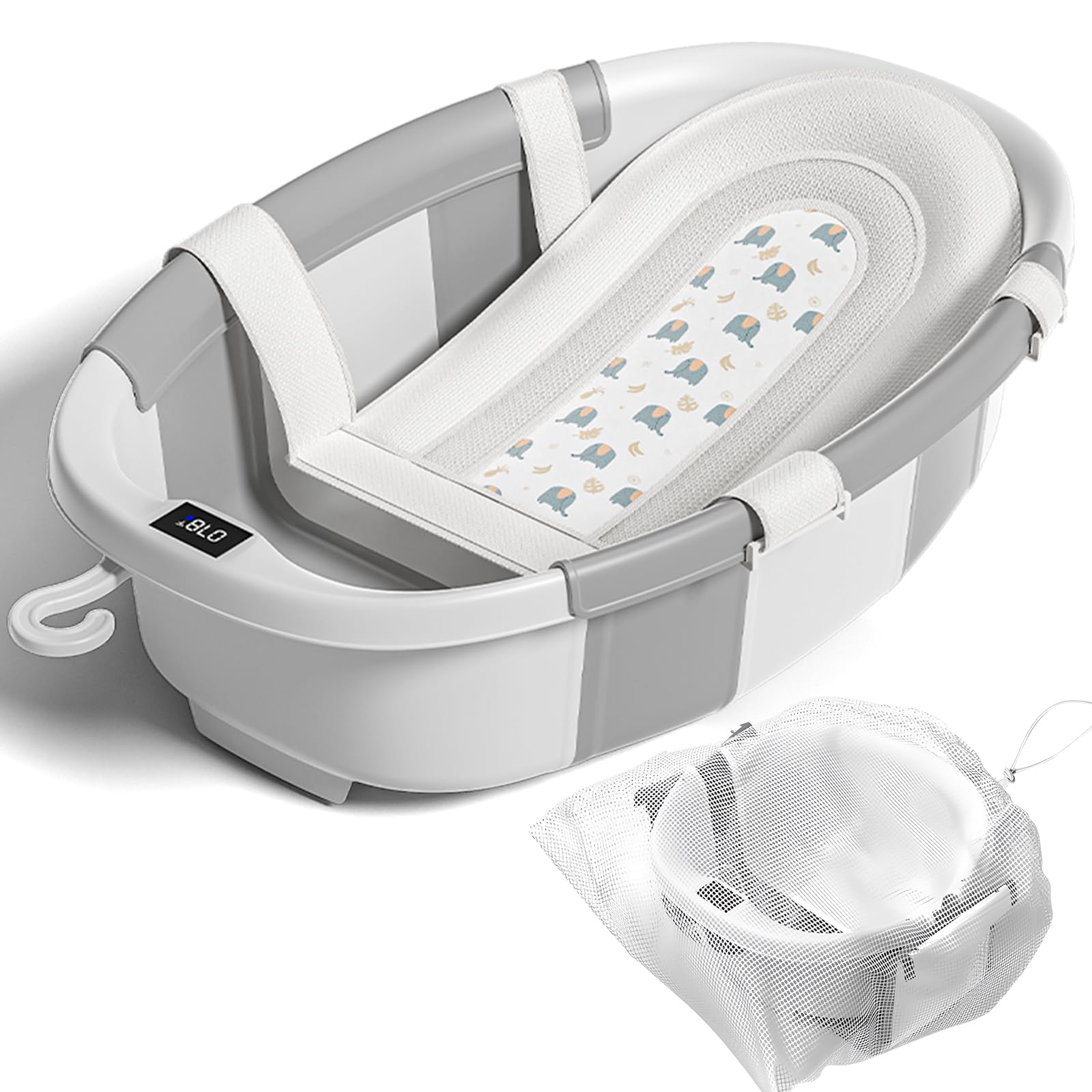 JoyYum Collapsible Baby Bathtub - bathing | Mubboo