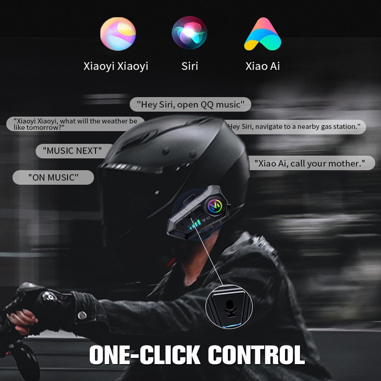 Juego de 2 auriculares Bluetooth para casco con micrófono, impermeables, con cancelación de ruido, inalámbricos, sistema de comunicación, auriculares Bluetooth para casco