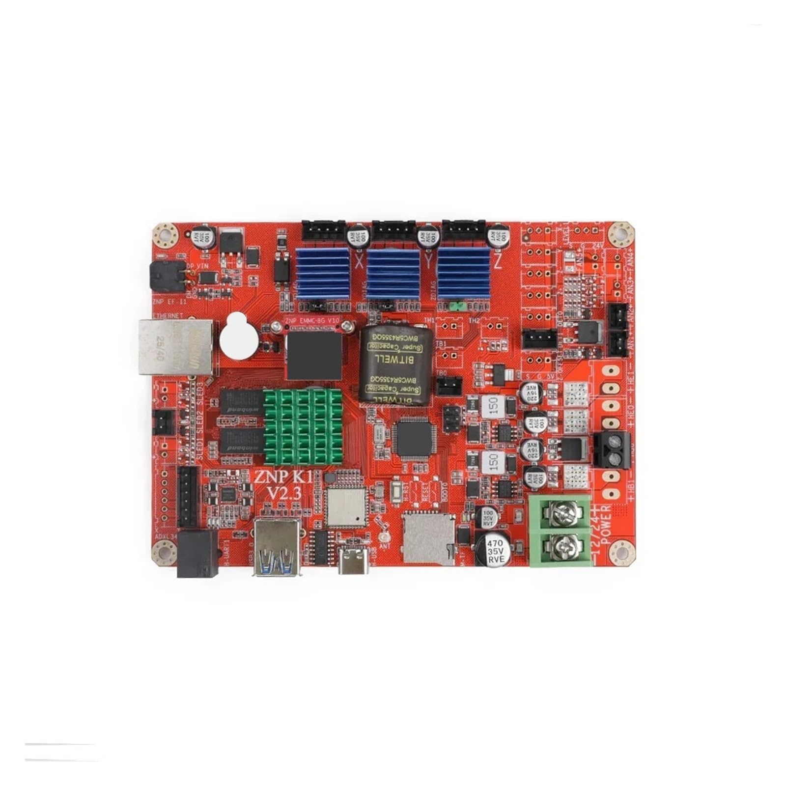 Placa Base, Compatible con ELEGOO, Neptune 4 Max/Plus | PCB de control principal, transferencia de señal estable, diseño compacto, Serie Neptune(New version)