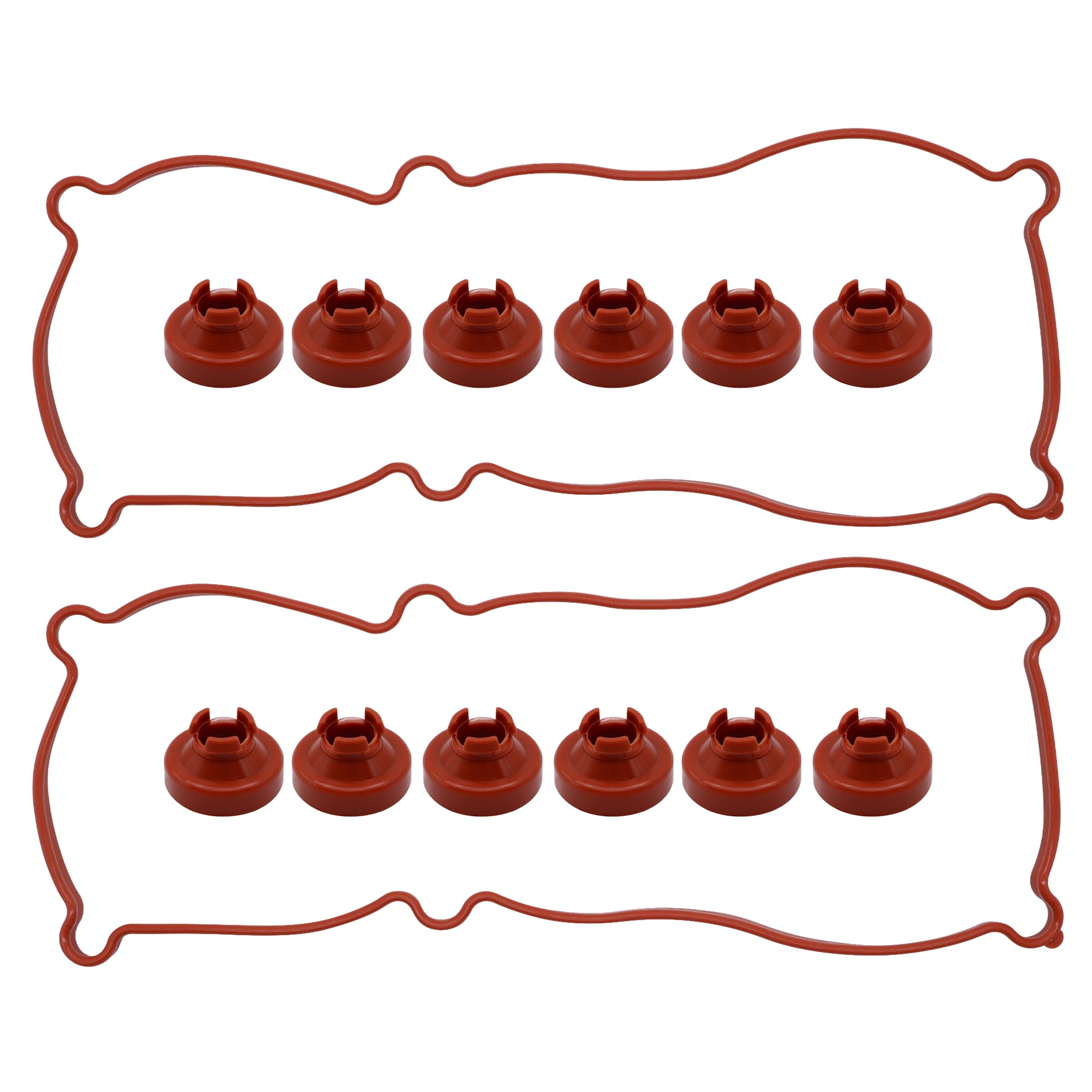 HiSport VS50080R Valve Cover Gasket Seal for 3.3L 3.8L Engine