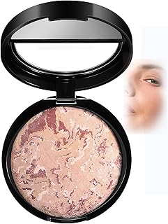 AKARY Base de polvo horneada, base correctora...