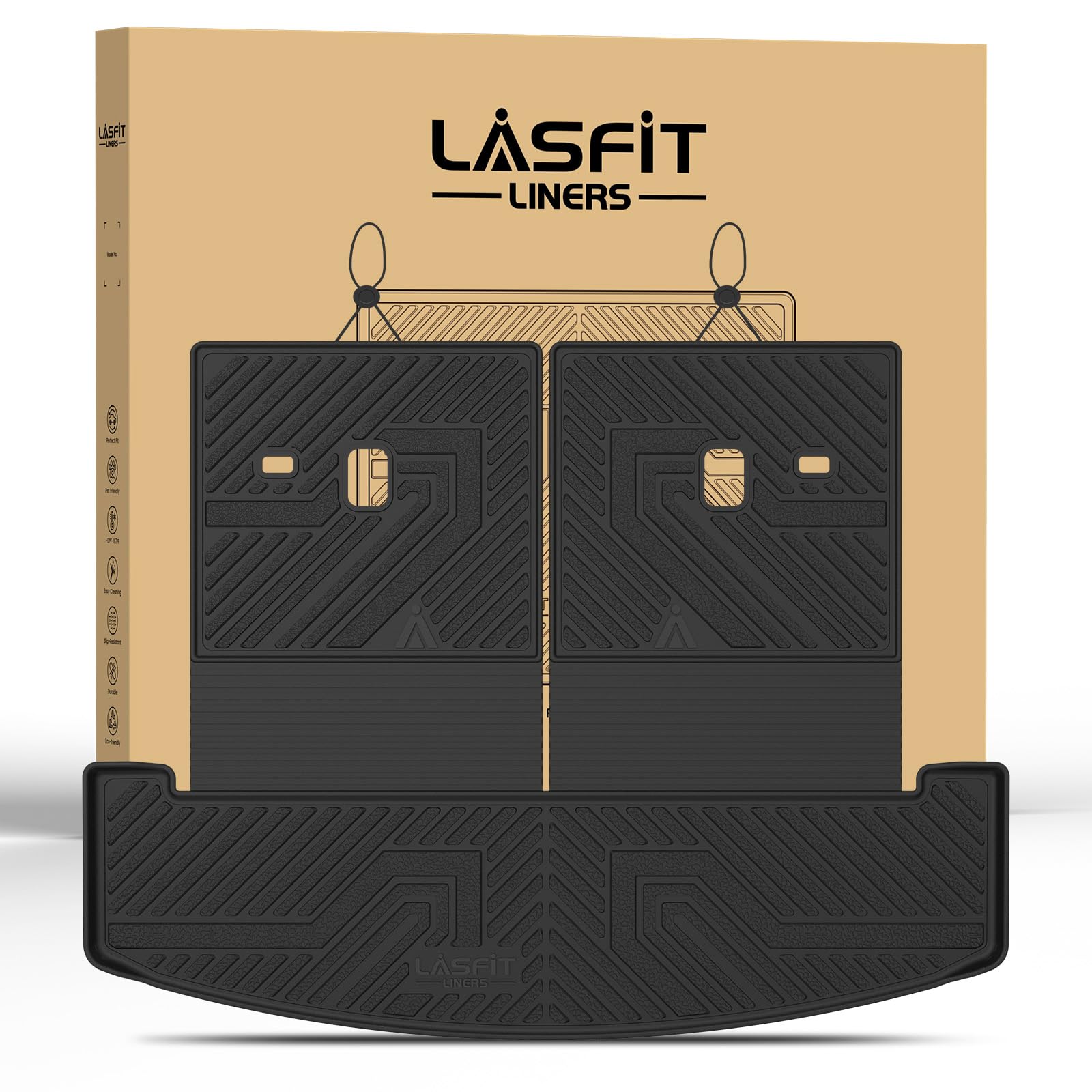 LASFIT Cargo Mats for Hyundai Santa Fe 2027 2026 2025 2024