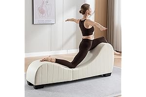 Deluxe Faux Leather Yoga Chaise Lounge - Ultimate Comfort & Stylish Design