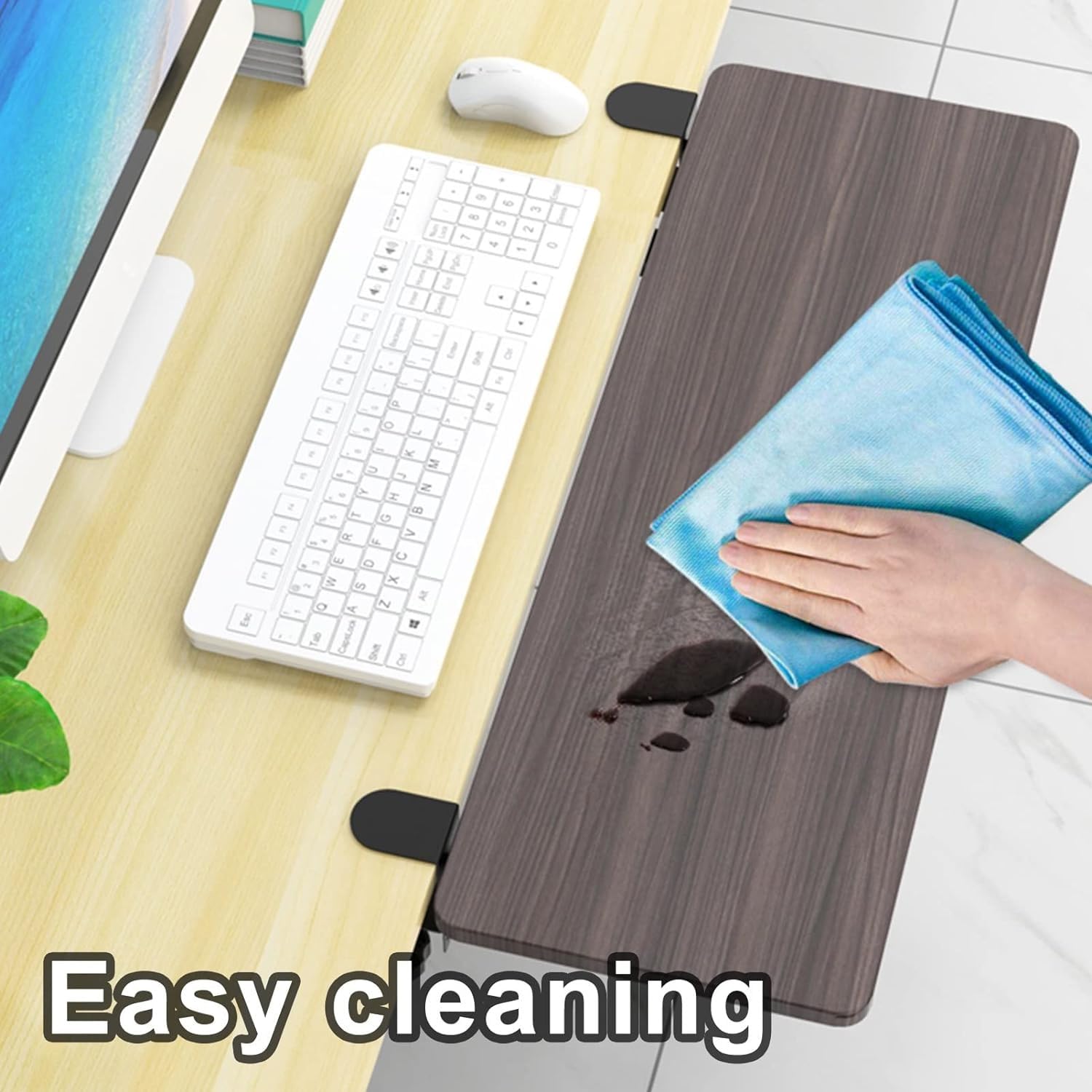 Prolunga 120 Per Scrivania Ibisco Cemento