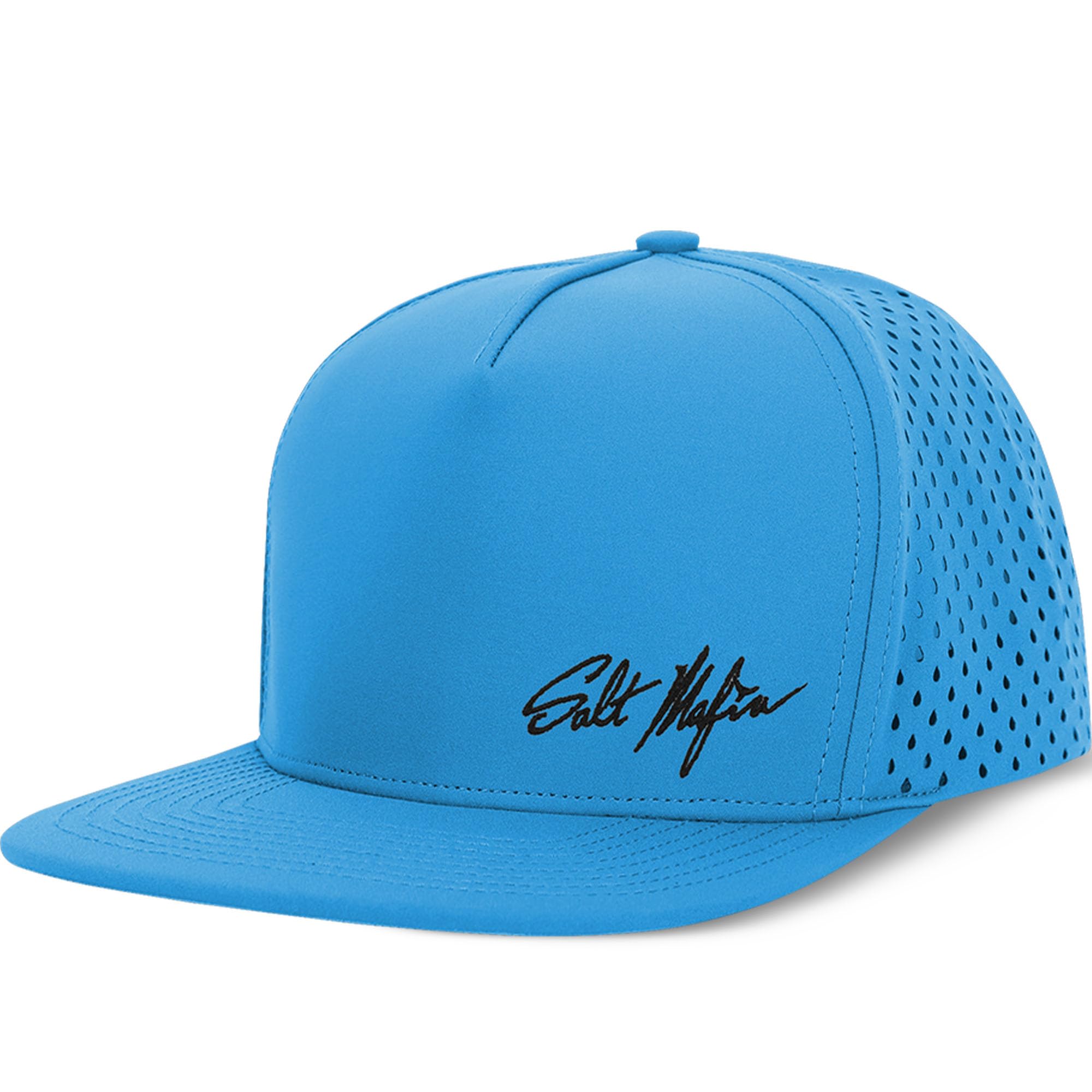 Salt Mafia Flat Brim Water-Resistant Performance Snap Back Hat